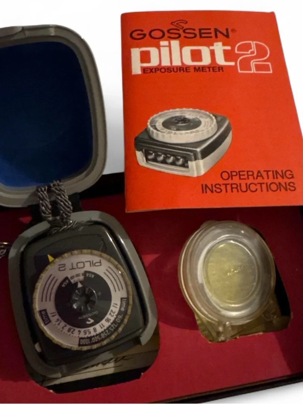 VTG Gossen Pilot 2 Light Meter Boxed W Weichzeichner B10 Soft Focus Filter Germa